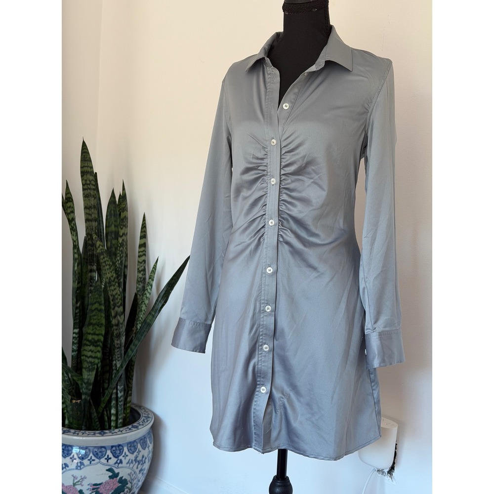 GAP Shirtdress Small Silver